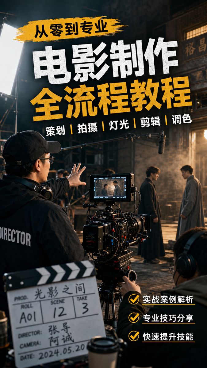 玩物社区传媒-电影制作幕后传媒演示